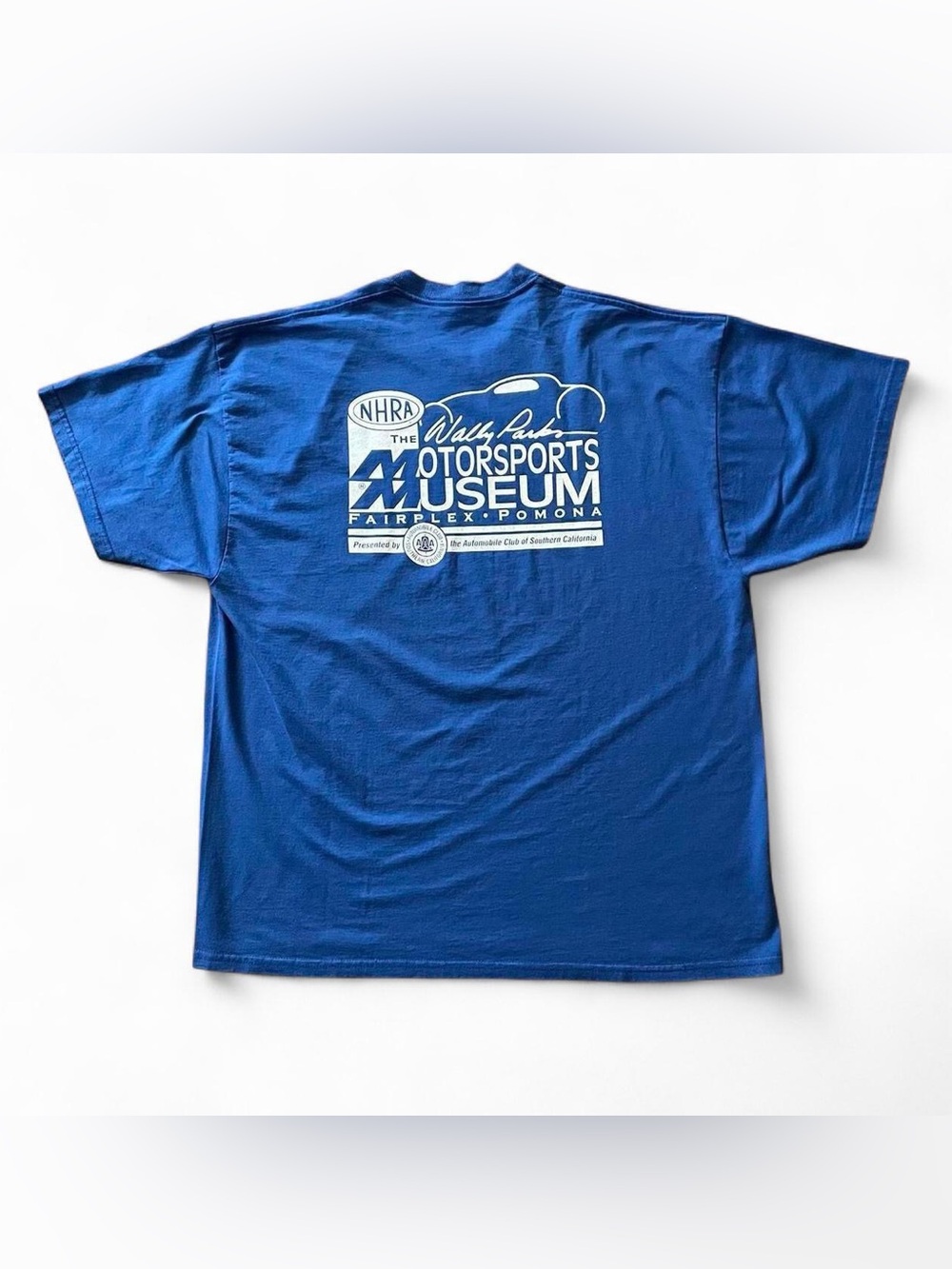 Vintage NHRA Wally Parks Museum Staff Tee 2XL